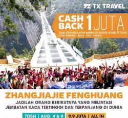 Tur ke Zhangjiajie, Bareng Pesulap The Master Plus Dapat Cash Back Satu Juta