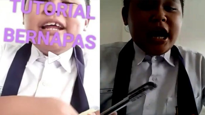 Setelah Buat Tutorial Minum Air, Bocah Ini Sekarang Buat Cara Bernapas, Videonya Viral Lagi & Kocak!