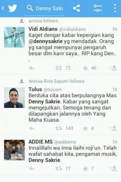 Ucapan Belasungkawa untuk Pengamat Musik Denny Sakrie Terus Mengalir