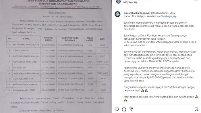Viral Kisah Kades Pilih Menantu Lolos Jadi Perangkat Desa Dibanding Peserta Ranking 1, Ini Alasannya