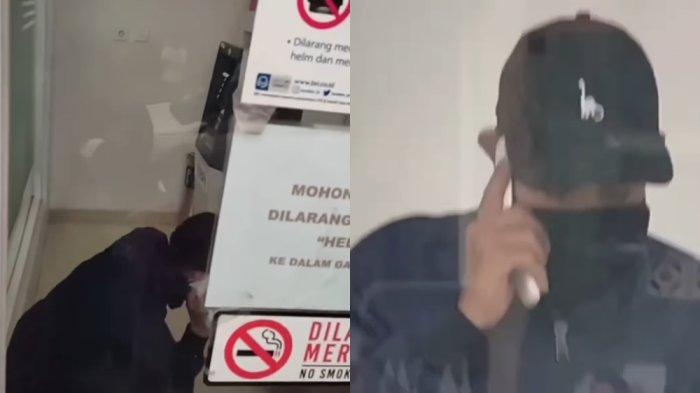 Viral Pelaku Pengganjal Mesin ATM di Bekasi Dikunci Warga, Kini Berakhir di Kantor Polisi