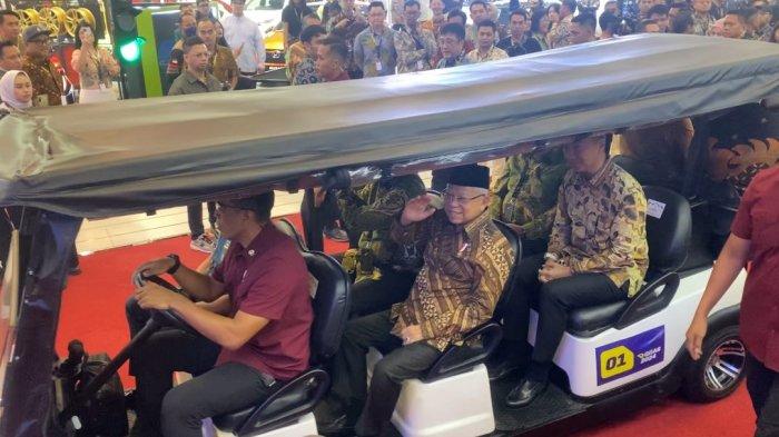 Resmikan GIIAS 2024, Ma'ruf Amin Ajak Pengusaha Otomotif Jalankan 4 Hal Ini