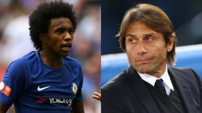 Willian: Aku Tidak Mungkin di Chelsea Jika Antonio Conte Masih Bertahan