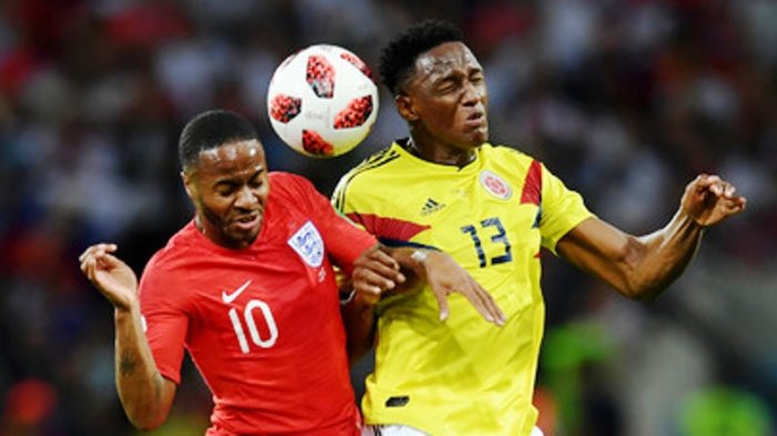 Kolombia vs Inggris: Yerry Mina Samakan Skor Jadi 1-1 Perpanjangan Waktu Dilakukan