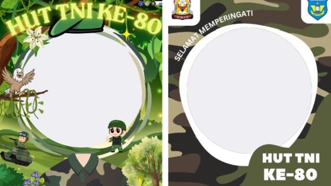 100 Link Twibbon HUT ke-80 TNI 5 Oktober 2025, Dilengkapi dengan Cara Mudah Unggah di Media Sosial