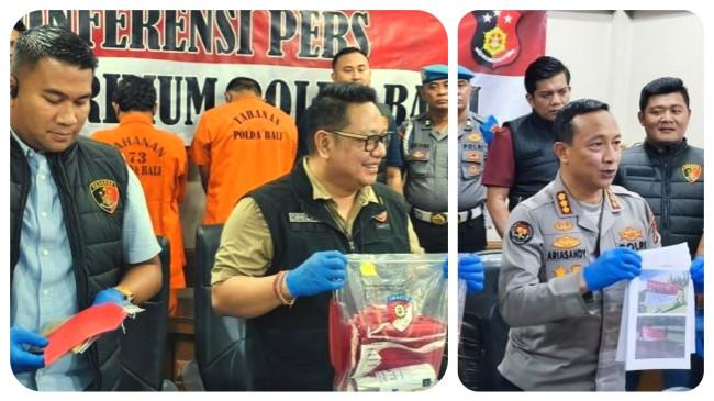 Aksi Vandalisme di Bali Bikin Geram, 2 Pria Turunkan Bendera Merah Putih, Tinggalkan Coretan RKUHP