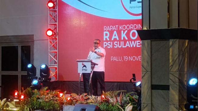 Ahmad Ali Siap Dicopot dari Ketua Harian PSI Jika Sulteng Tak Bisa Raih Kursi DPR RI di Pemilu 2029