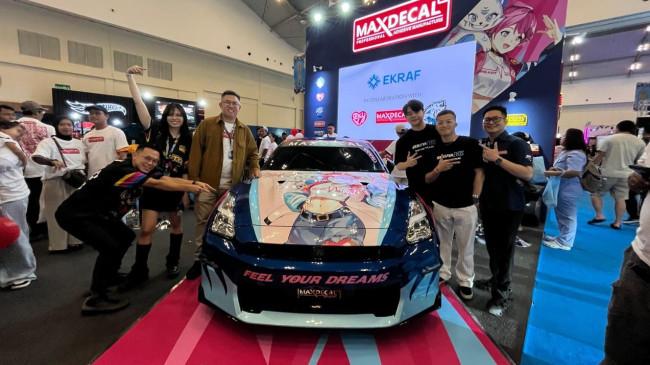 Aplikasi Decal Printable di Nissan GTR R35 Bikin Wamen Ekraf Berdecak Kagum