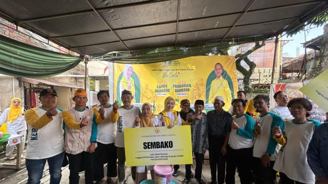 Atalia Praratya Semarakkan HUT ke-61 Golkar, Bangun Kebersamaan dengan Warga Bandung