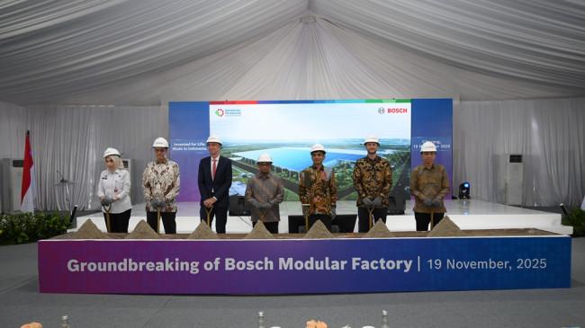 Investasi 25 Juta Euro, Bosch Bangun Fasilitas Manufaktur di Bekasi, Target Rampung Kuartal I 2027