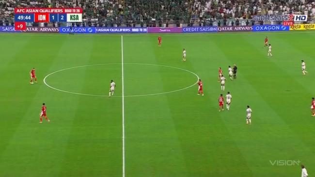 Hasil Babak 1 Arab Saudi vs Indonesia: Drama VAR 2 Penalti, Skuad Garuda Tertinggal 2-1