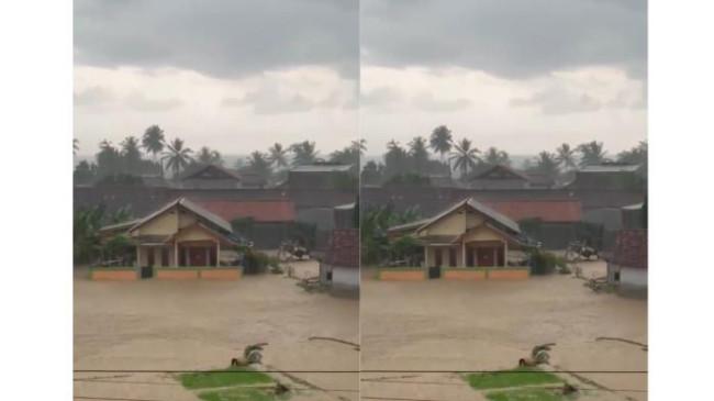 Banjir Bandang di Cisolok Sukabumi: Ratusan Rumah Terendam, Jembatan Desa Terputus