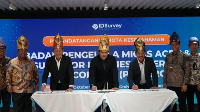 Dorong Kemandirian Energi, 2 BUMN Teken MoU dengan Badan Pengelola Migas Aceh