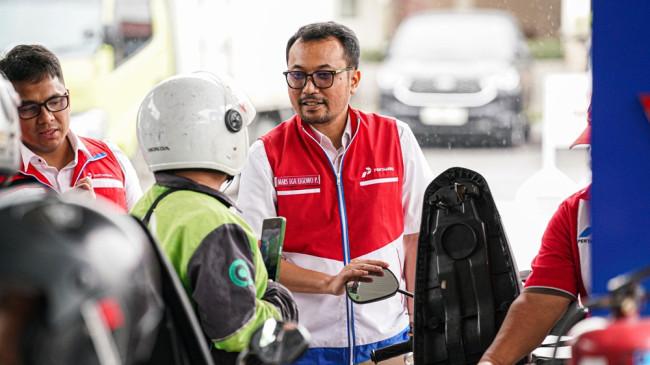 Cek Kualitas Pertalite, Dirut PPT Tinjau Dua SPBU di Yogyakarta