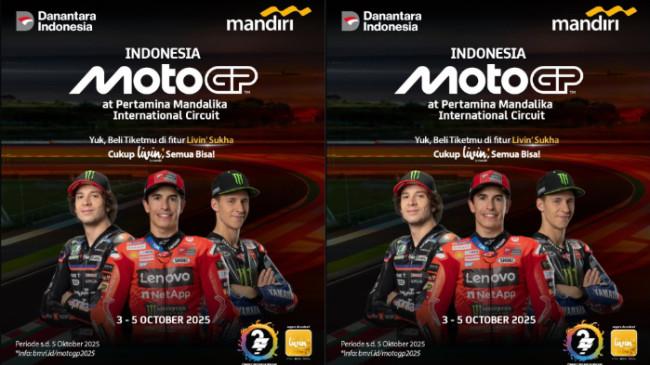 Bank Mandiri Tebar Diskon 20 Persen Tiket Nonton MotoGP Mandalika 2025, Ini Syarat dan Cara Klaimnya
