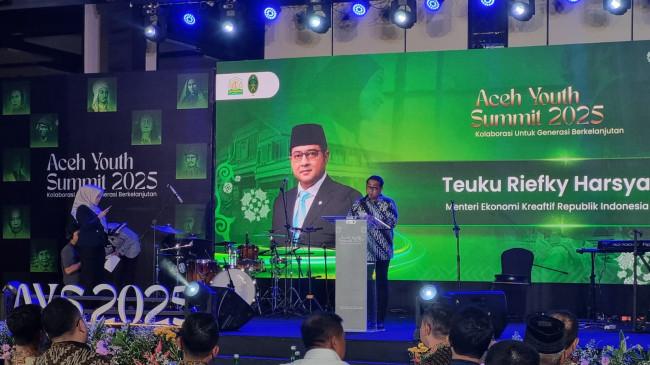 Menteri Ekraf Riefky Soroti Besarnya Peluang Ekonomi Digital Bagi Generasi Muda: Jangan Batasi Diri