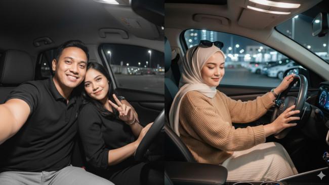 10 Prompt Gemini AI Foto di Dalam Mobil, Hasilnya Keren ala Selebgram