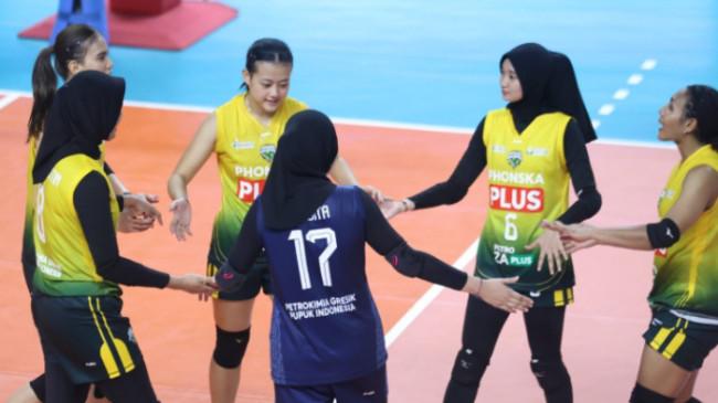 Hasil Final Four Livoli Divisi Utama 2025: Gresik Petrokimia Gebuk Bank Jatim 3-1, Megawati Top Skor