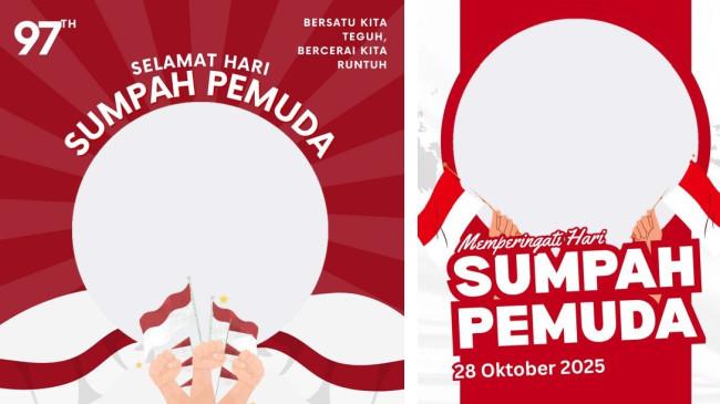 100 Link Twibbon Hari Sumpah Pemuda ke-97 2025, Lengkap Cara Mudah Mengunggahnya di Media Sosial
