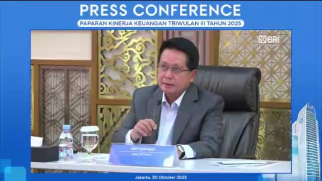Laba Bersih BRI Rp41,2 Triliun di Kuartal III 2025, Pembiayaan Naik 6,3 Persen