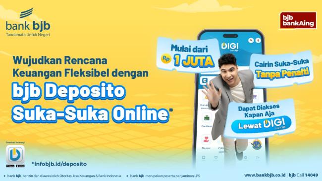 Investasi Deposito Kini Lebih Praktis, Fleksibel, dan Aman Lewat DIGI bank bjb dengan SiSuka Online