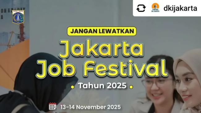 Jakarta Job Festival Kembali Digelar 13-14 November 2025, Ini Cara Registrasinya