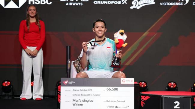 Fakta Hasil Final Hylo Open 2025: Jojo Juara, Selangkah Lolos ke BWF World Tour Finals