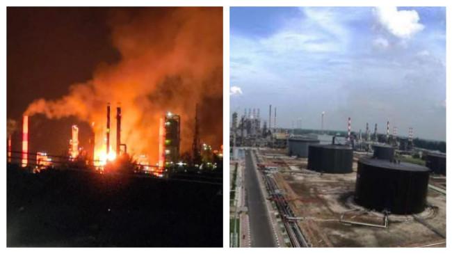 BREAKINGNEWS: Kilang Dumai Pertamina Kebakaran