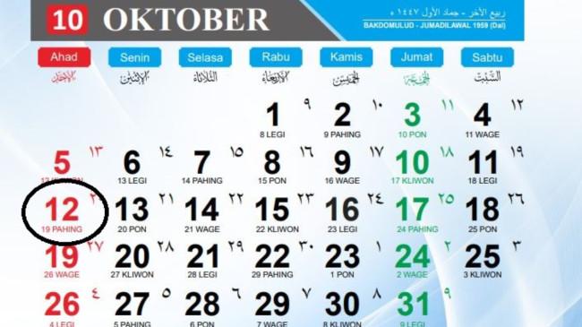 Tanggal 12 Oktober 2025 Memperingati Hari Apa? Ada 4 Peringatan Penting