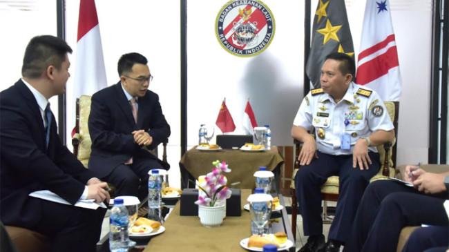Kabakamla Laksdya TNI Irvansyah dan Pimpinan Coast Guard China Bahas Situasi Laut Natuna Utara