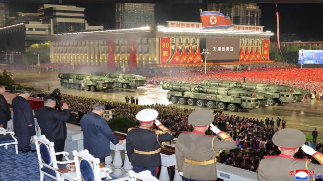 Pamer Senjata Nuklir Terkuat saat Parade Militer, Pidato Kim Jong-un Tebar Ancaman, Senggol AS?