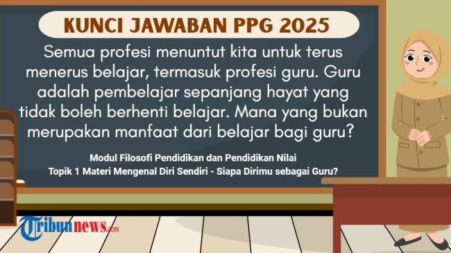 Semua Profesi Menuntut Kita untuk Terus Menerus Belajar, Termasuk Profesi Guru, Jawaban PPG FPPN