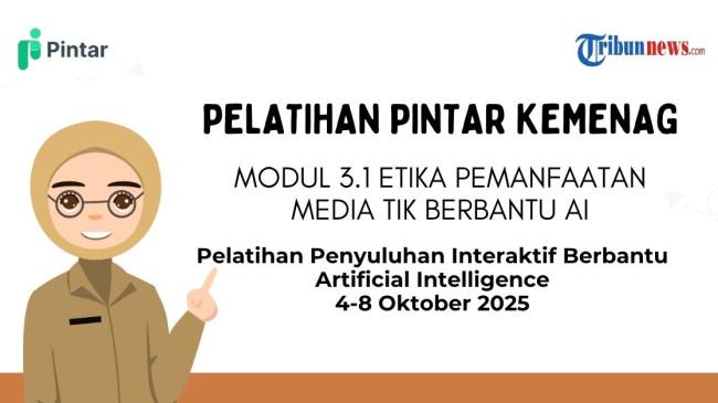 Kunci Jawaban Modul 3.1 Etika Pemanfaatan Media TIK berbantu AI PINTAR Kemenag Pelatihan 4-8 Oktober