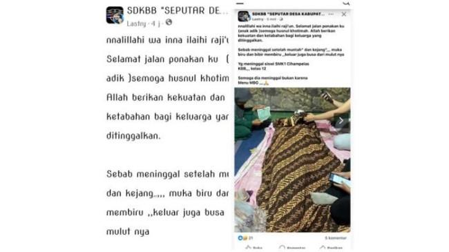 Bukan Keracunan MBG, Bunga Siswi di Bandung  Barat yang Meninggal Sempat Minum Obat dari Warung