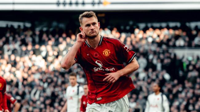 Kata Matthijs de Ligt Usai Hindarkan Kekalahan Manchester United dari Spurs