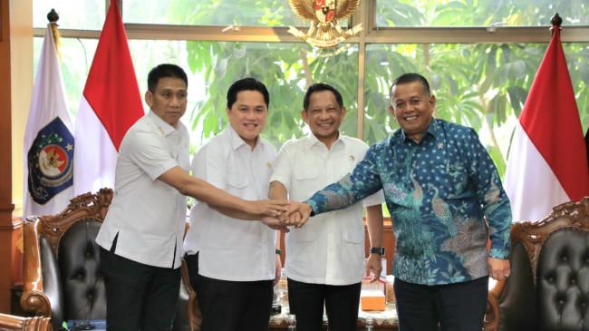 Mendagri Tito dan Menpora Erick Kolaborasi Perkuat Industri Olahraga Nasional