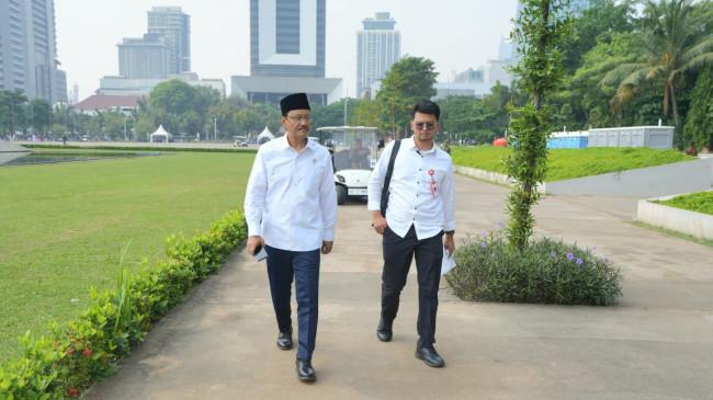 Mensos Gus Ipul Hadiri Upacara HUT ke-80 TNI, Tekankan Sinergi untuk Indonesia Kuat