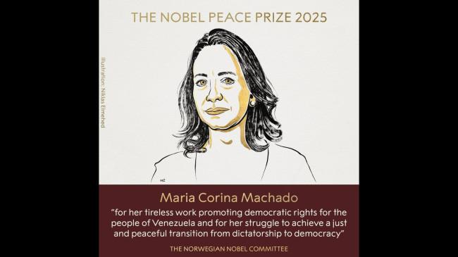 Bukan Donald Trump, Nobel Perdamaian 2025 Jatuh kepada María Corina Machado