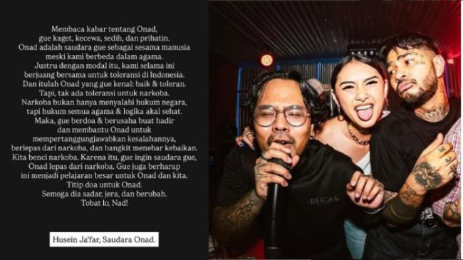 Respons Coki Pardede dan Habib Jafar usai Onad Tersandung Kasus Narkoba