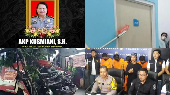 5 Populer Regional: Sosok AKP Kusmiani Kapolsek Tewas Kecelakaan - Kecelakaan Bus di Tol Cipali