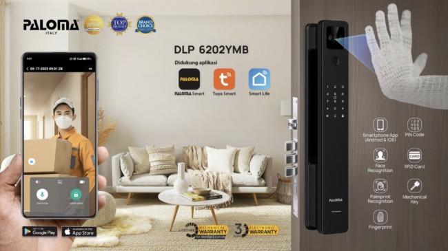 PALOMA Hadirkan Digital Lock 6200 Series dengan Teknologi Palmprint Recognition