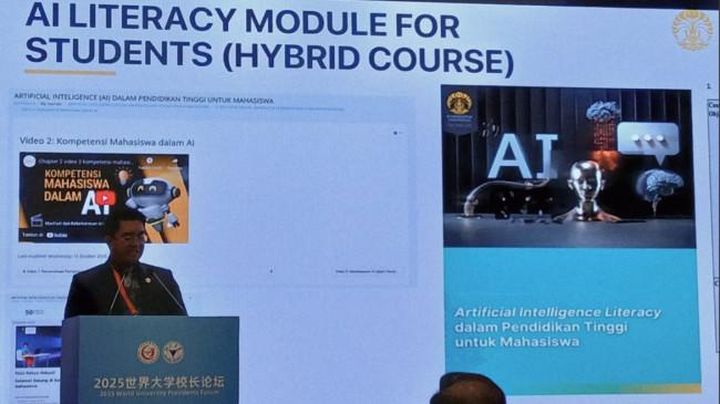 UI Perkuat Diplomasi Akademik Global, Visi Human-Centred AI Menggema di Panggung WUPF 2025