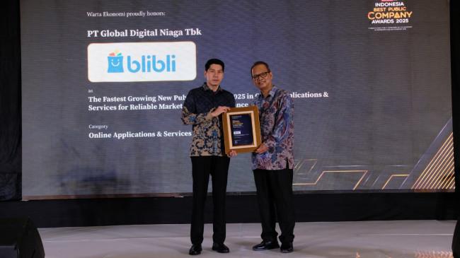 Blibli Dinobatkan Emiten Baru Paling Cepat Tumbuh di Indonesia Best Public Company Awards 2025