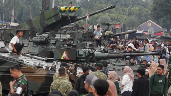 Tank Amfibi Hingga Rudal Antikapal Akan Unjuk Gigi dalam Parade Puncak HUT TNI di Monas