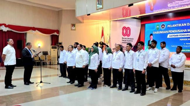 Gapembi Riau Dilantik, Fokus Awal Sertifikasi Dapur dan Koordinasi Program Gizi