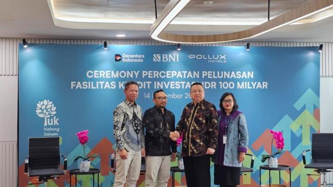 Biayai Ekspansi Hotel, Pollux Percepat Pelunasan Utang ke BNI Rp100 Miliar