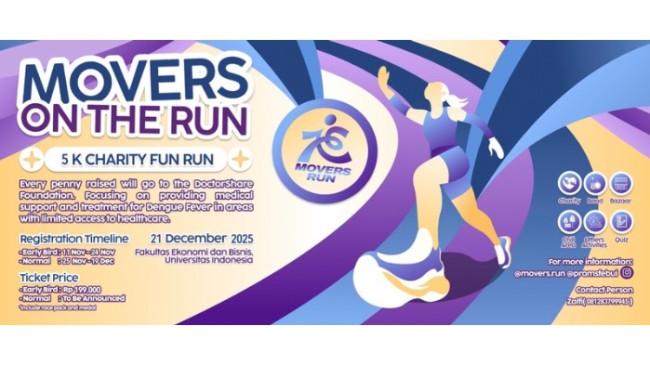 Movers on the Run 2025 Resmi Dibuka, Mahasiswa FEB UI Ajak Masyarakat Berlari dan Berbagi