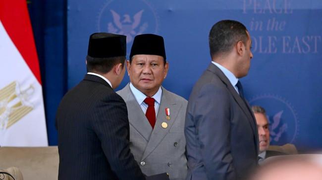 Pulang dari KTT Perdamaian Gaza di Mesir, Prabowo Ungkap Kesiapan Indonesia Kirim Pasukan Perdamaian