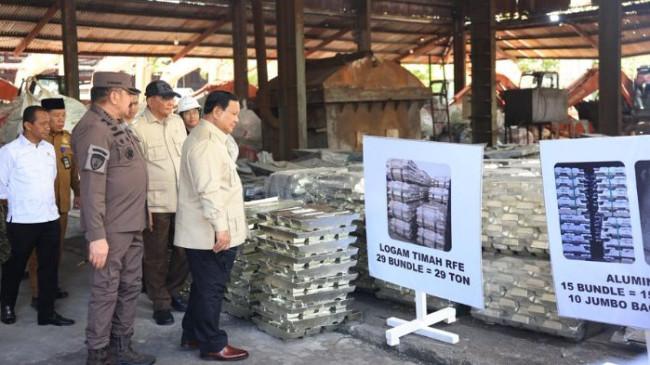 Fakta-fakta Seputar Kehadiran Prabowo Terkait Penyitaan 6 Smelter Ilegal di Bangka Belitung