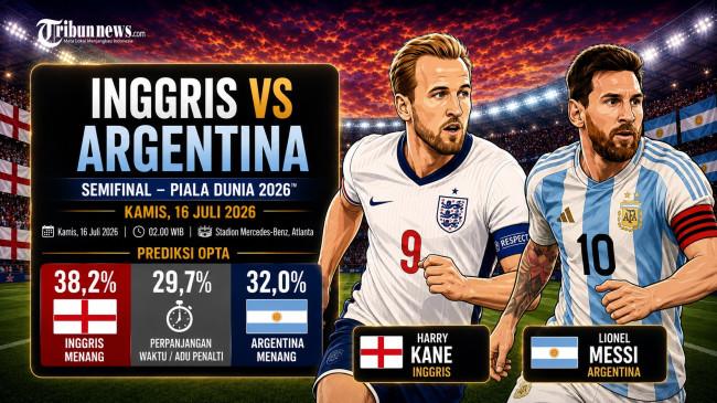 Inggris vs Argentina Dalam Balutan Luka